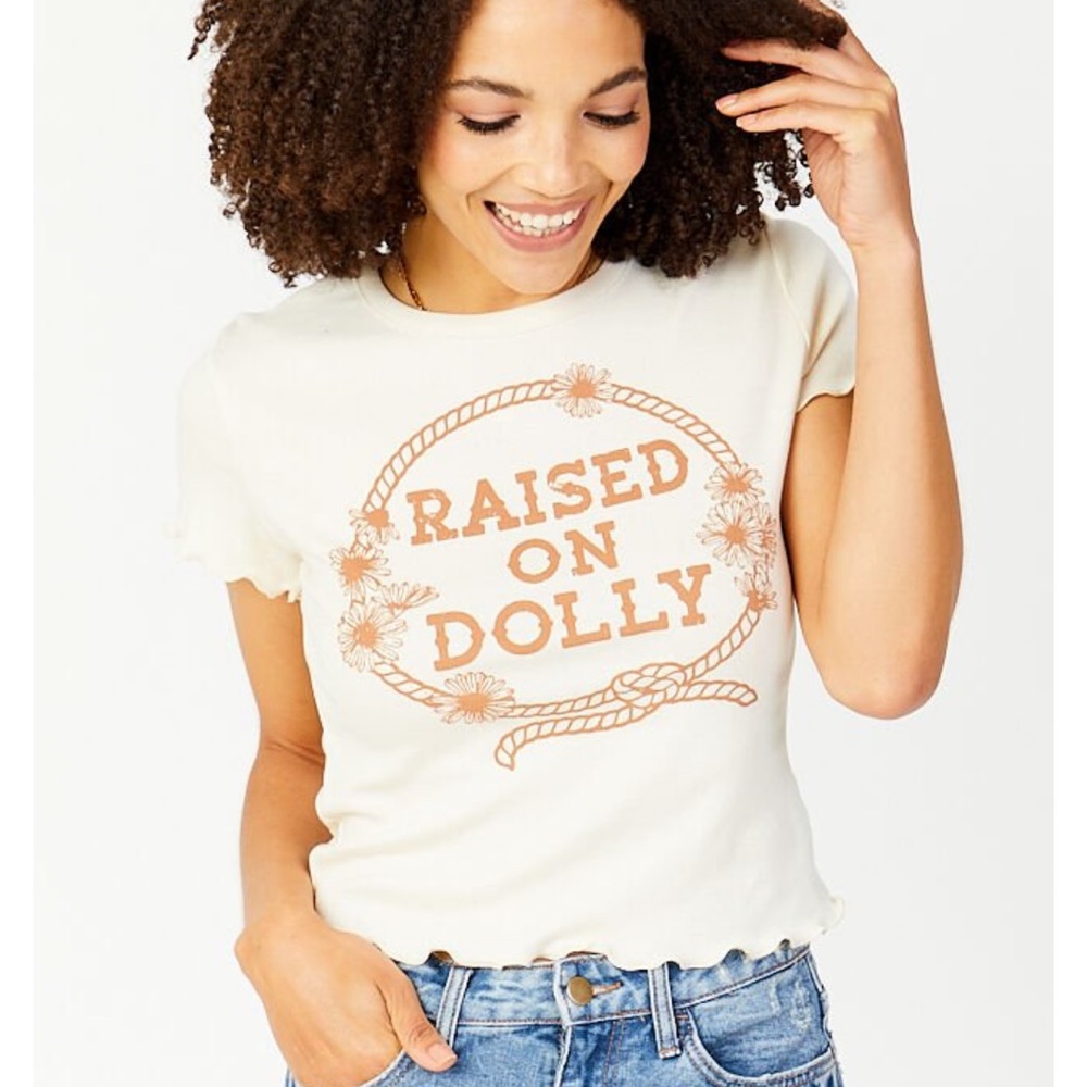 Raised on Dolly Graphic T-Shirt